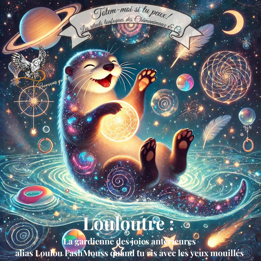 Totem-moi si tu peux et les Châmanimaux , Louloutre la gardienne des joies inté-rieures